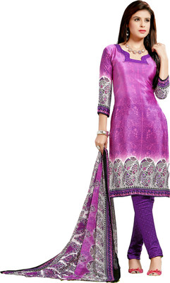 

Khushali Silk Self Design, Printed Salwar Suit Dupatta Material(Un-stitched), Multicolor;pink;purple