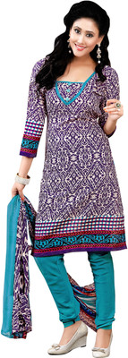 

Jiya Jacquard Self Design Salwar Suit Dupatta Material(Un-stitched), Dark blue;light blue;white