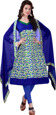 

Khushali Silk Self Design Salwar Suit Dupatta Material(Un-stitched), Blue;multicolor