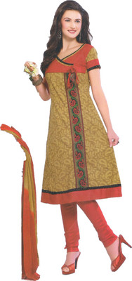 

Party Wear Dresses Georgette Embroidered Semi-stitched Salwar Suit Dupatta Material, Multicolor