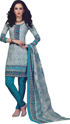 

Alolah Cotton Printed Salwar Suit Dupatta Material(Un-stitched), Multicolor