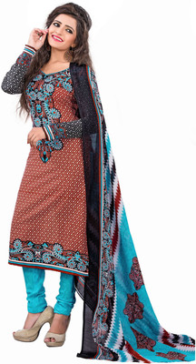

Khushali Cotton Self Design, Printed Salwar Suit Dupatta Material(Un-stitched), Maroon;multicolor