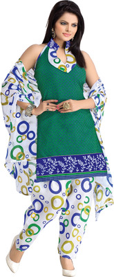 BanoRani Cotton Printed Salwar Suit Dupatta Material(Un-stitched) available at flipkart for Rs.1198