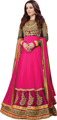 55% OFF on Vibes Georgette Self Design Semi-stitched Salwar Suit Dupatta Material 55% OFF on Vibes Georgette Self Design Semi-stitched Salwar Suit Dupatta Material