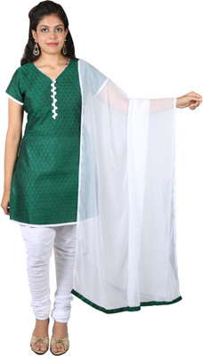 

Ginni 6 Checkered Kurta & Salwar(Stitched), Green