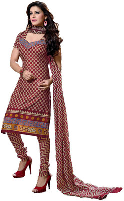 

Party Wear Dresses Cotton Printed Semi-stitched Salwar Suit Dupatta Material, Multicolor