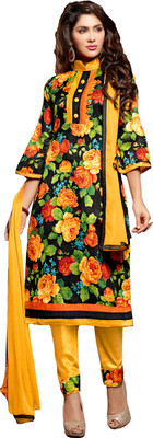 

Khushali Silk Self Design, Printed Salwar Suit Dupatta Material(Un-stitched), Multicolor;yellow
