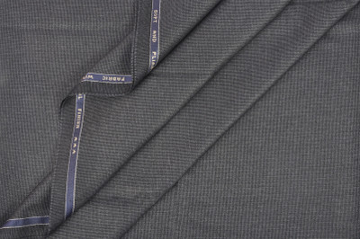 

Raymond Cotton Polyester Blend Self Design Trouser Fabric(Un-stitched), Grey