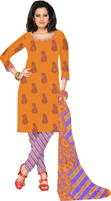

Khushali Crepe Self Design, Printed Salwar Suit Dupatta Material(Un-stitched), Multicolor;purple;yellow