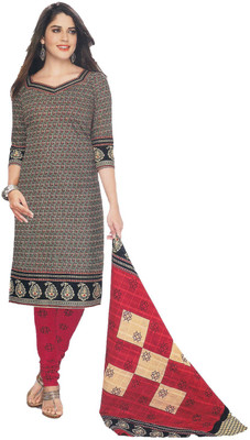 

Party Wear Dresses Cotton Printed Salwar Suit Dupatta Material(Un-stitched), Yellow
