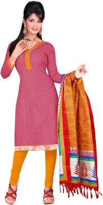 

Parishi Fashion Georgette Printed Salwar Suit Dupatta Material(Un-stitched), Multi color