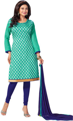 

Trendz Apparels Jacquard Printed Salwar Suit Dupatta Material(Un-stitched), Light green