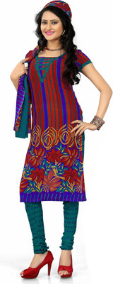 

Jiya Georgette Self Design, Printed Salwar Suit Dupatta Material(Un-stitched), Green;multicolor;red
