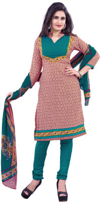 

Khushali Crepe Self Design, Printed Salwar Suit Dupatta Material(Un-stitched), Beige;light blue;maroon;multicolor