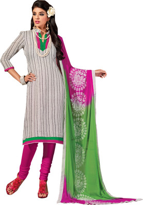 

Khushali Chanderi Self Design Salwar Suit Dupatta Material(Un-stitched), Black;green;pink;white