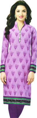 

Selection Indigo Cotton Printed Kurti Fabric(Un-stitched), Pink