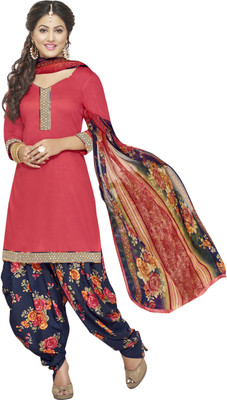 

Khushali Cotton Self Design, Embellished Salwar Suit Dupatta Material(Un-stitched), Dark blue;multicolor;pink