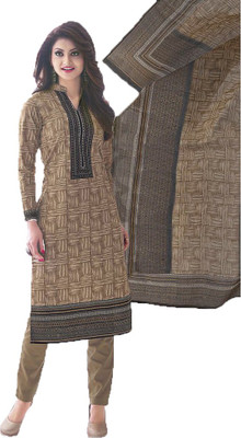 

Party Wear Dresses Cotton Printed Salwar Suit Dupatta Material(Un-stitched), Multicolor