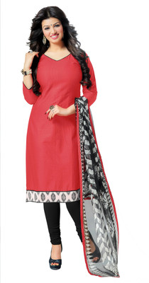 

Jiya Chanderi Self Design Salwar Suit Dupatta Material(Un-stitched), Black;pink;white