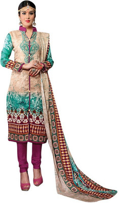 

Trendz Apparels Pashmina Embroidered Salwar Suit Dupatta Material(Un-stitched), Multicolor