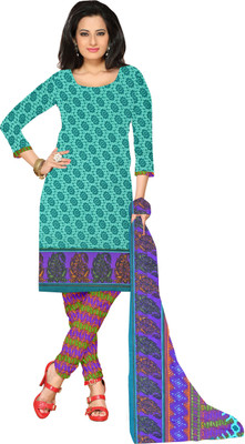 

Jiya Crepe Self Design, Printed Salwar Suit Dupatta Material(Un-stitched), Green;multicolor