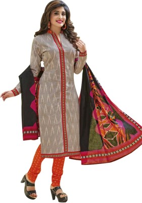 

Party Wear Dresses Cotton Printed Salwar Suit Dupatta Material(Un-stitched), Multicolor