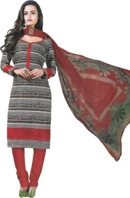 

Party Wear Dresses Cotton Printed Salwar Suit Dupatta Material(Un-stitched), Multicolor