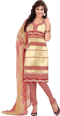 

Women Latest Fancy Designer Salwar Suit Silk Printed Salwar Suit Dupatta Material(Un-stitched), Multicolor