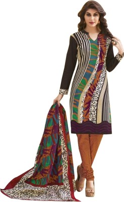 

Party Wear Dresses Cotton Printed Salwar Suit Dupatta Material(Un-stitched), Multicolor