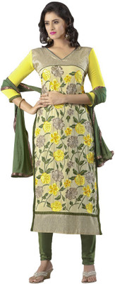 

Shree Vardhman Georgette Self Design Semi-stitched Salwar Suit Dupatta Material, Multicolor