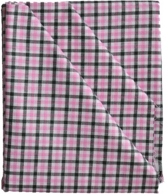 BRITISH TERMINAL Cotton Blend Checkered Shirt Fabric