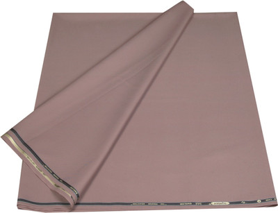 

Kundan Cotton Polyester Blend Solid Trouser Fabric(Un-stitched, Brown