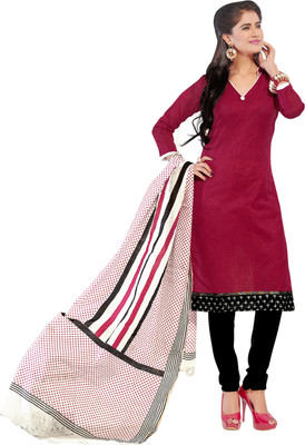 

Khushali Chanderi Self Design, Printed Salwar Suit Dupatta Material(Un-stitched), Beige;black;maroon;multicolor