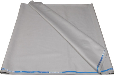 

Kundan Polyester Self Design, Solid Safari Fabric(Un-stitched, Grey