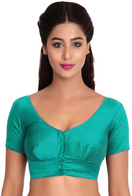 

Javuli Silk Solid Blouse Material(Un-stitched), Aqua