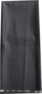 

Weavedeal Cotton Polyester Blend Solid Trouser Fabric(Un-stitched), Black