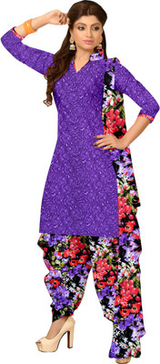 

Khushali Crepe Self Design, Printed Salwar Suit Dupatta Material(Un-stitched), Multicolor;purple