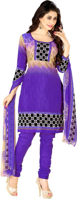 

Khushali Cotton Self Design, Printed Salwar Suit Dupatta Material(Un-stitched), Multicolor;purple