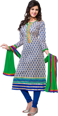 

Khushali Chanderi Self Design, Printed Dress/Top Material(Un-stitched), Multicolor;red