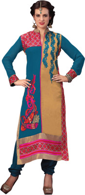 

Morli Georgette Self Design Salwar Suit Dupatta Material(Un-stitched), Multicolor