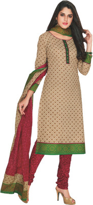 

Max Cotton Printed Salwar Suit Dupatta Material(Un-stitched), Multi colour