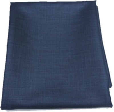 

Kundan Cotton Polyester Blend Self Design Safari Fabric(Un-stitched, Blue