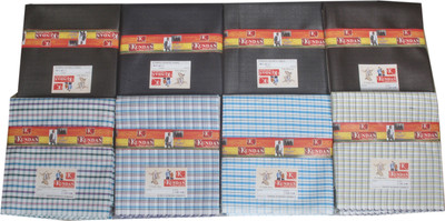 

Kundan Polyester Checkered, Striped Shirt & Trouser Fabric(Un-stitched, Multicolor