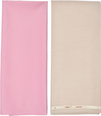GWALIOR Polycotton Self Design Shirt & Trouser Fabric