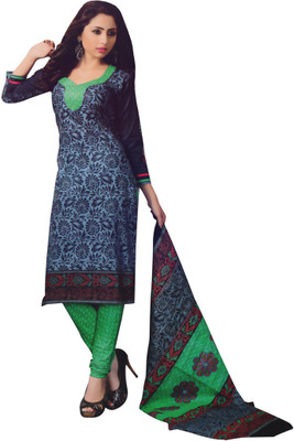 

Alolah Cotton Printed Salwar Suit Dupatta Material(Un-stitched), Multicolor
