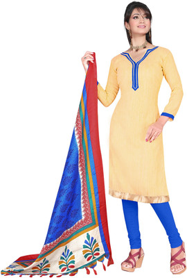 

Parishi Fashion Georgette Printed Salwar Suit Dupatta Material(Un-stitched), Multi color