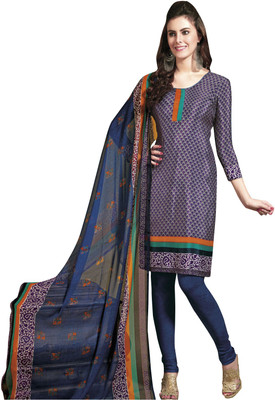 

Trendz Apparels Crepe Printed Salwar Suit Dupatta Material(Un-stitched), Multicolor
