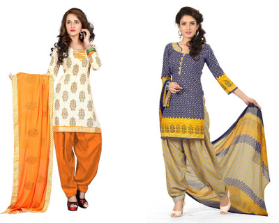 

BanoRani Jute Embroidered Salwar Suit Dupatta Material(Un-stitched), Blue