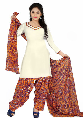 

Khushali Crepe Self Design, Printed Salwar Suit Dupatta Material(Un-stitched), Beige;multicolor