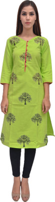

ARYA The Design Gallery Cotton Printed Kurta Fabric(Un-stitched), Multi colored